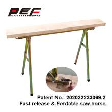 Patent new design foldable saw horse